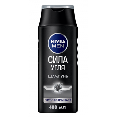 Шампунь Nivea Men Сила Вугілля 400 мл (4005900147714)