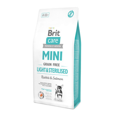 Сухий корм для собак Brit Care GF Mini Light & Sterilised 7 кг (8595602521081)