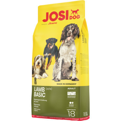 Сухий корм для собак Josera JosiDog Lamb Basic 18 кг (4032254745679)