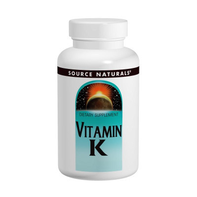 Вітамін Source Naturals Вітамін К 500мкг, 200 таблеток (SN1450)