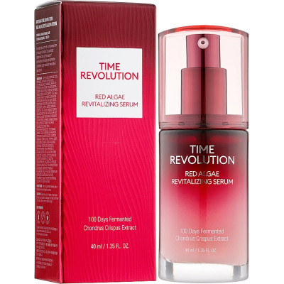 Сироватка для обличчя Missha Time Revolution Red Algae Revitalizing Serum З екстрактом червоних водоростей 40 мл (8809643527040)