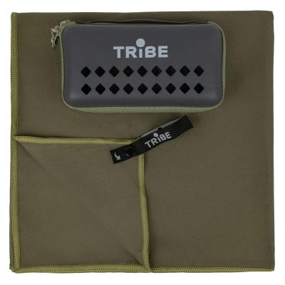 Туристичний рушник Tribe з мікрофібри в чохлі Pocket Towel 90х180 2XL Army-green (T-LC-0001-2XL-army-green)