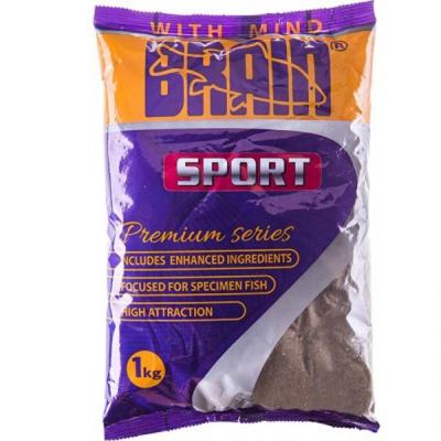 Прикормка Brain fishing PREMIUM SPORT (премиум спорт) 1 kg (1858.30.03)