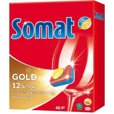 Таблетки для посудомийних машин Somat Голд 40 шт (9000101020380)