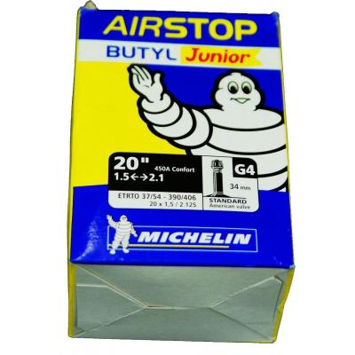 Велосипедна камера Michelin G4 AIRSTOP, MTB 20