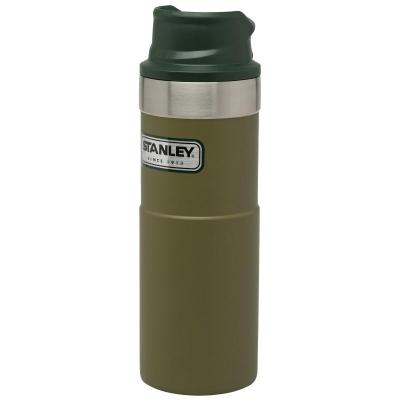 Термокружка Stanley Classic Trigger-action 0,47L olive drab (6939236343800)