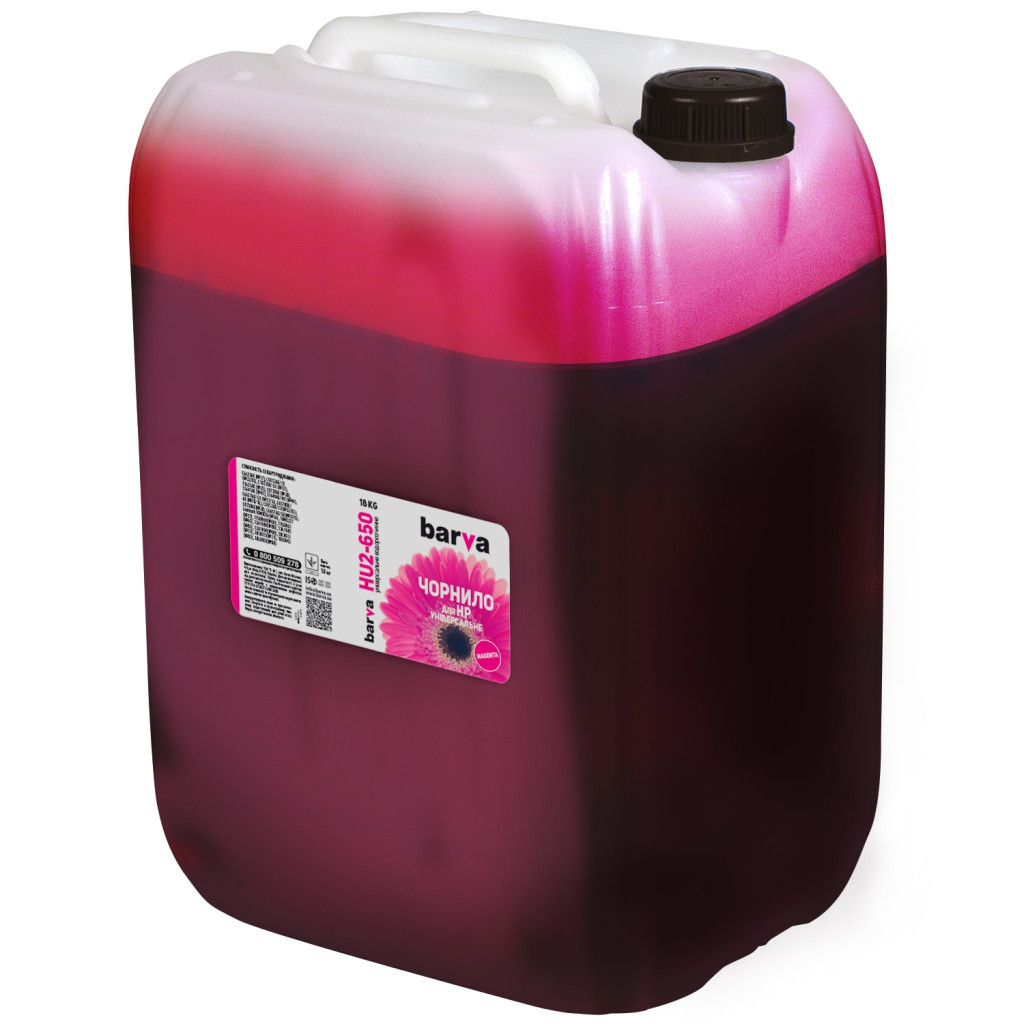 Чорнило Barva HP Universal-2 18кг MAGENTA (HU2-650)