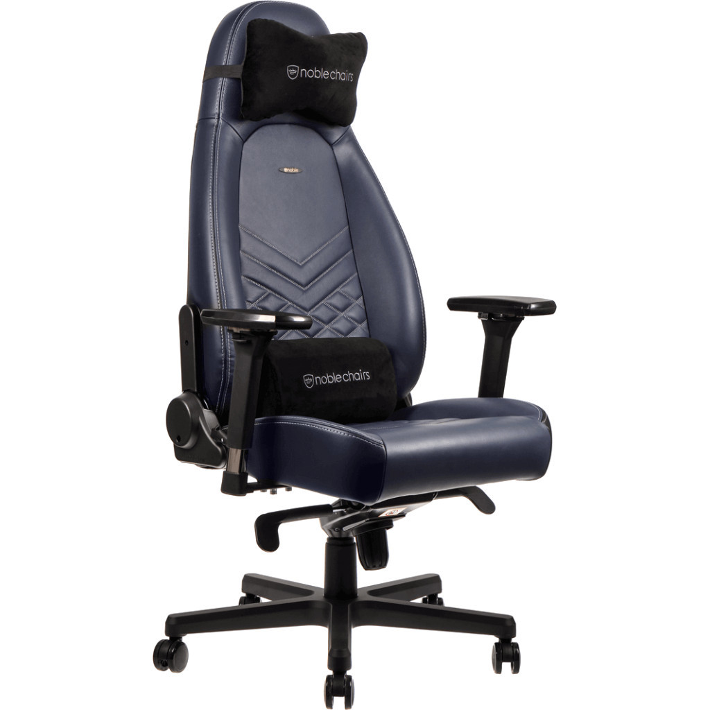 Крісло ігрове Noblechairs Icon Real Leather Midnight Blue (NBL-ICN-RL-MBG)