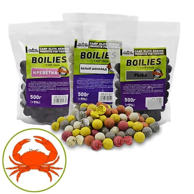 Бойл Fishing ROI Boilies Краб 20 мм 500 г (49-01-0137)