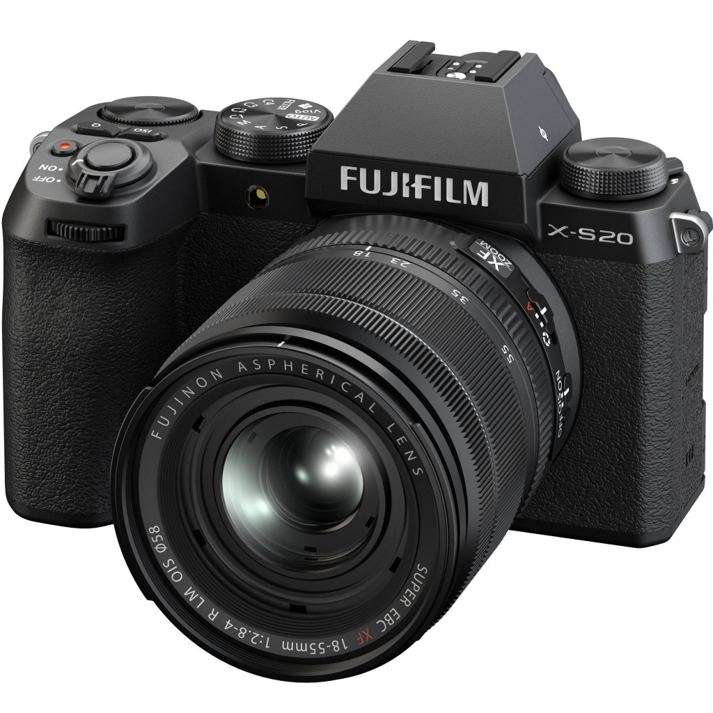 Цифровий фотоапарат Fujifilm X-S20 + XF 18-55mm F2.8-4.0 Kit Black (16782002)