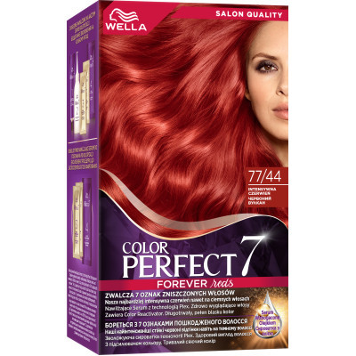 Фарба для волосся Wella Color Perfect 77/44 Вулканічний червоний (4064666598437)