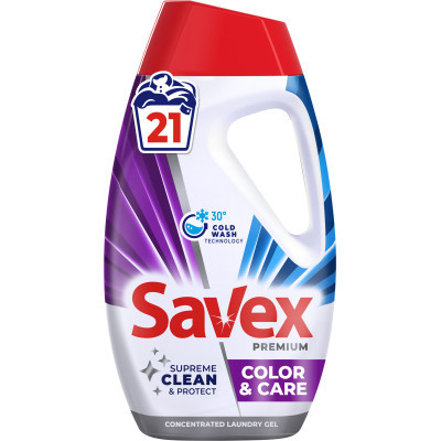 Гель для прання Savex Premium Color & Care 945 мл (3800024047848)