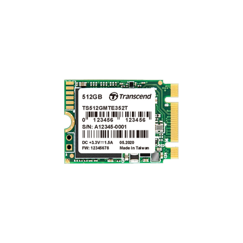 Накопичувач SSD M.2 2230 512GB Transcend (TS512GMTE352T)