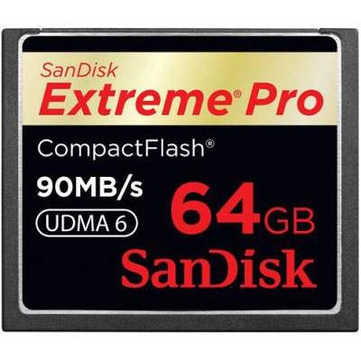 Карта пам'яті SanDisk 64Gb Compact Flash eXtreme Pro (SDCFXP-064G-X46/SDCFXPS-064G-X46)