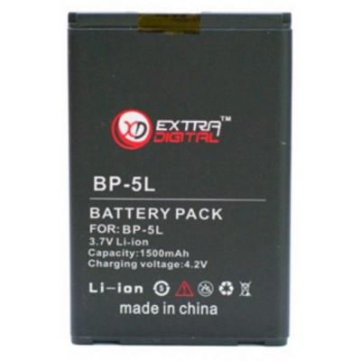 Акумуляторна батарея для телефону Extradigital Nokia BP-5L (1500 mAh) (DV00DV6039)