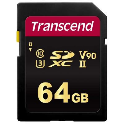 Карта пам'яті Transcend 64GB SDXC class 10 UHS-II U3 V90 MLC (TS64GSDC700S)