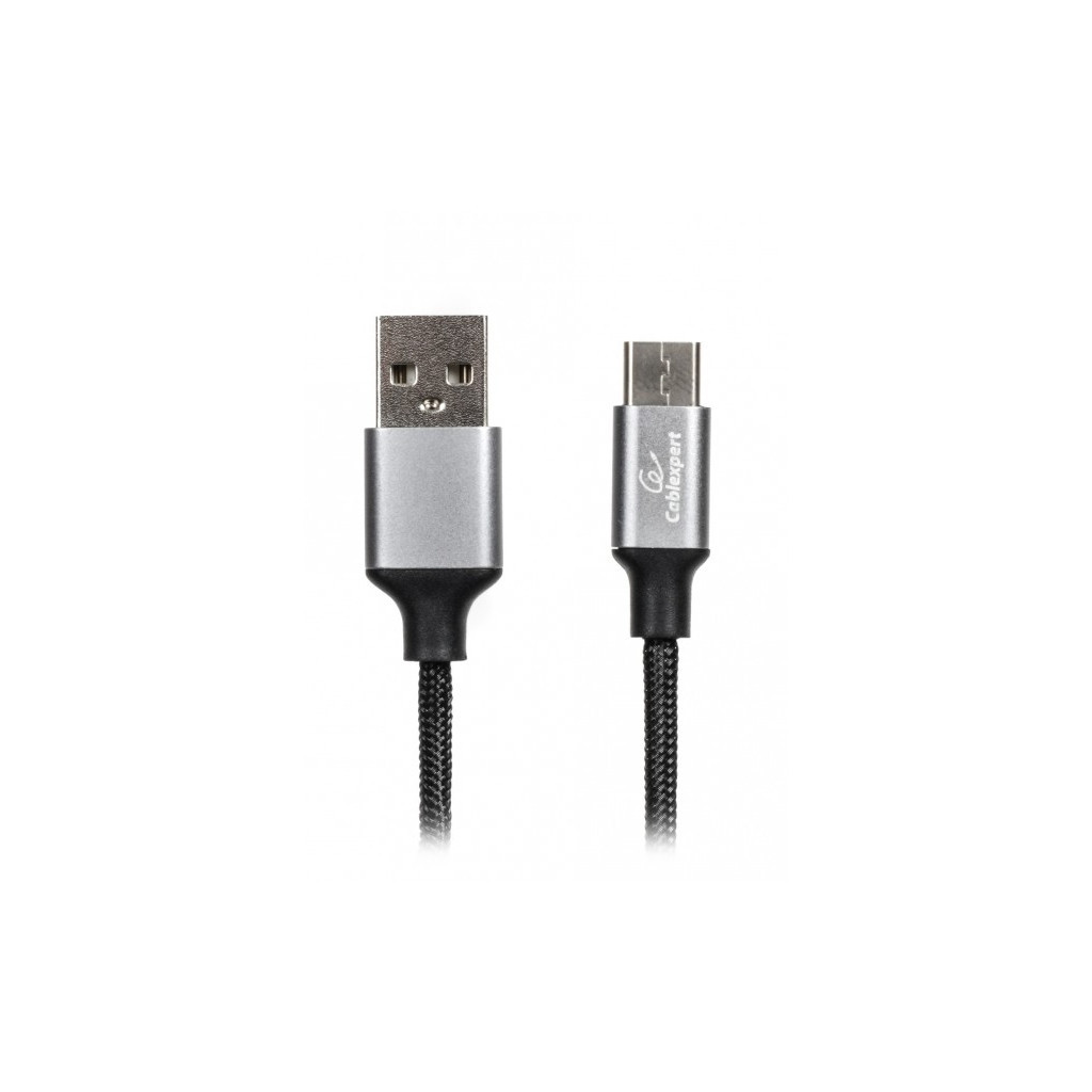 Дата кабель USB 2.0 AM to Type-C 1.0m Cablexpert (CCPB-C-USB-09BK)