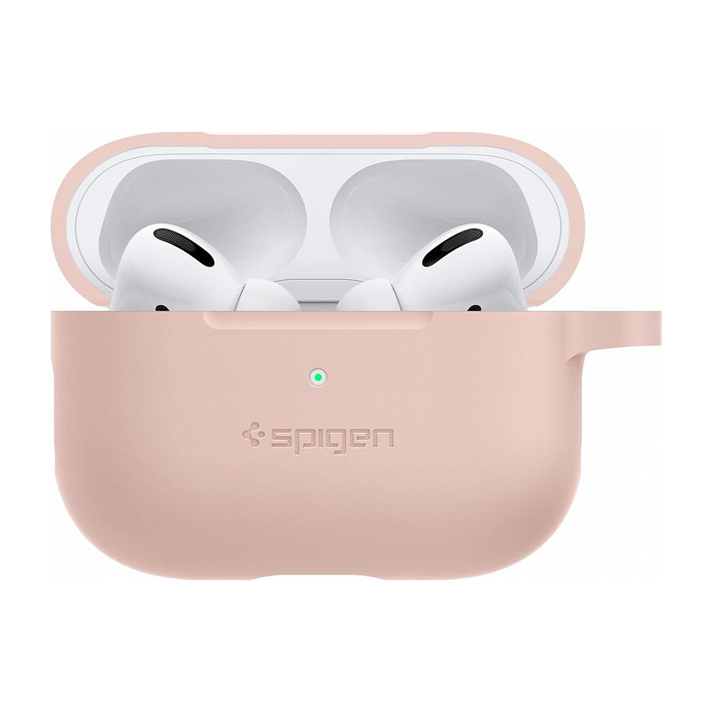 Чохол для навушників Spigen для Airpods Pro Silicone Fit Pink (ASD00535)