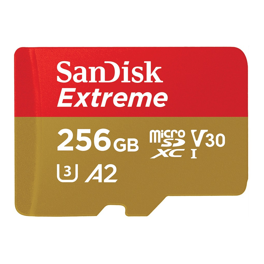 Карта пам'яті SanDisk 256GB microSD class 10 UHS-I U3 V30 Extreme (SDSQXA1-256G-GN6MN)