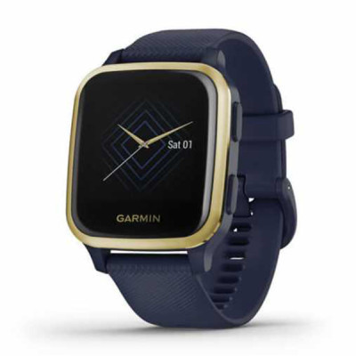 Смарт-годинник Garmin Venu Sq, Music, Navy/Light Gold (010-02426-12)