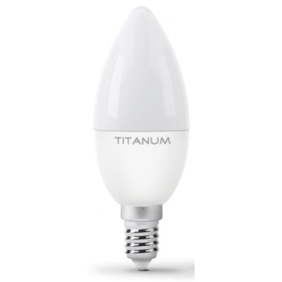 Лампочка TITANUM C37 6W E14 4100K 220V (TLС3706144)