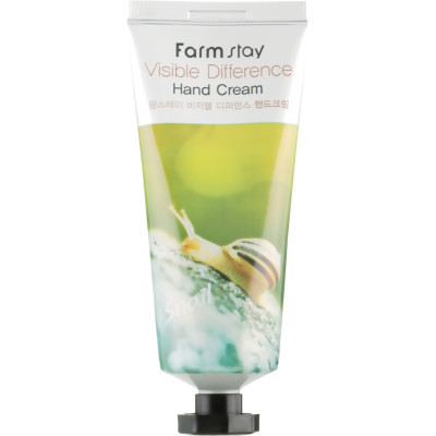 Крем для рук FarmStay Visible Difference Hand Cream Snail З муцином равлика 100 г (8809338560055)