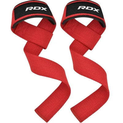 Кистьові лямки RDX W1 Gym Single Strap Red Plus (WAN-W1R+)