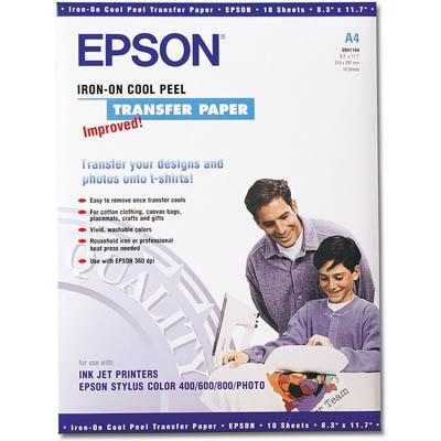 Папір Epson A4 Iron-On Cool Peel Transfer Paper (C13S041154)