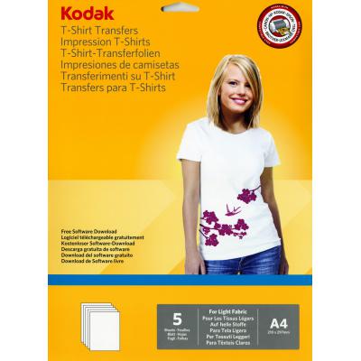 Папір Kodak A4 T-Shirt Ttransfers/White 120gsm 5л (5740-021)