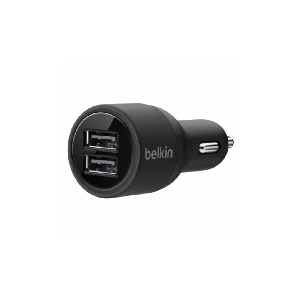 Зарядний пристрій Belkin Dual USB Charger (2 USB x 2.1Amp) (F8J109btBLK)