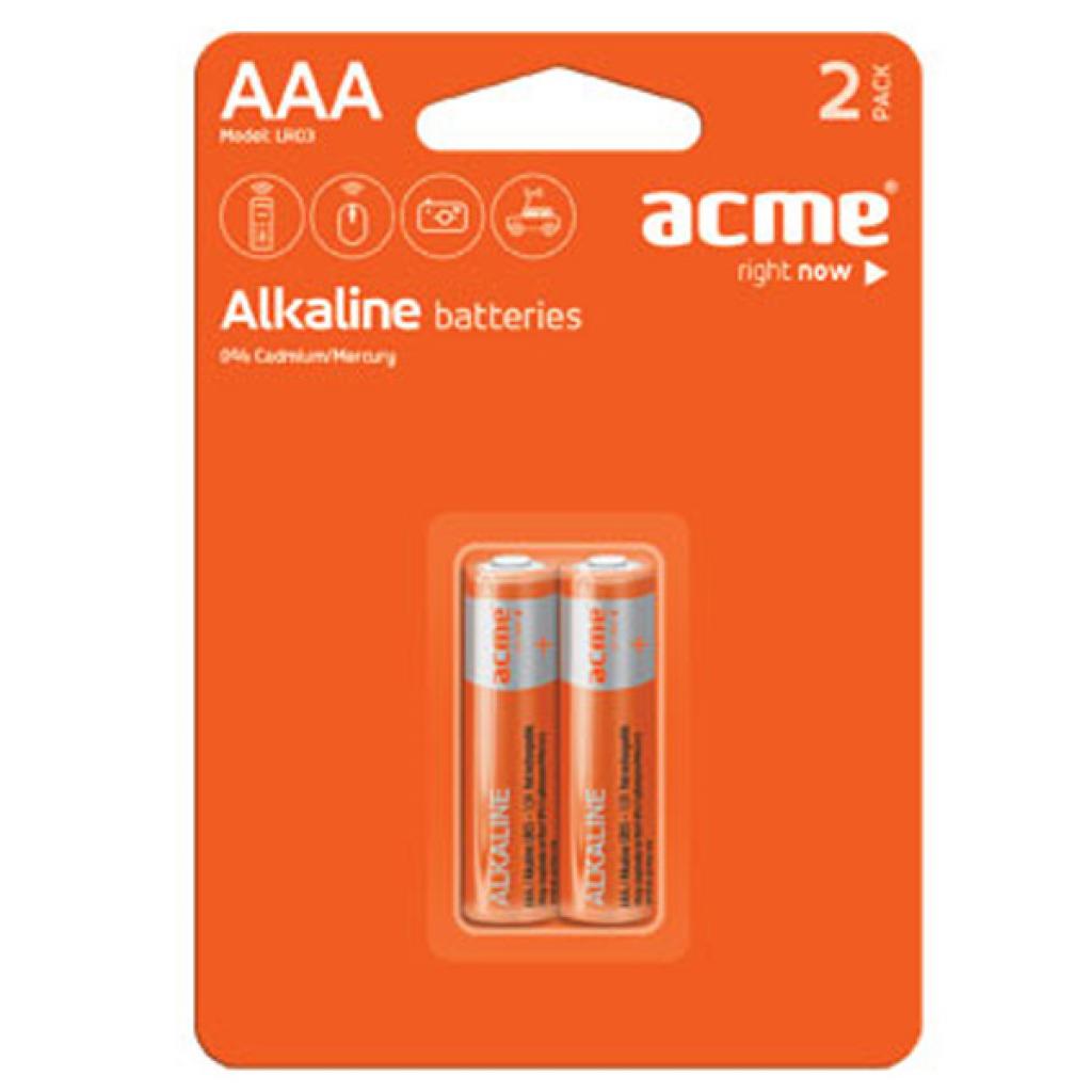 Батарейка ACME AAA LR03 Alcaline * 2 (4770070855980)