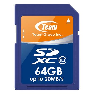 Карта пам'яті Team 64GB SDXC class 10 (TSDXC64GCL1001)