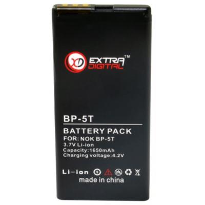 Акумуляторна батарея для телефону Extradigital Nokia BP-5T (1650 mAh) (BMN1145)