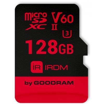 Карта пам'яті Goodram 128GB microSDXC UHS II V60 U3 IRDM (IR-M6BA-1280R11)