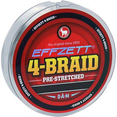 Шнур DAM Effzett 4-BRAID 125м 0,10мм 4,5кг/10Lb (moss green) (52678)