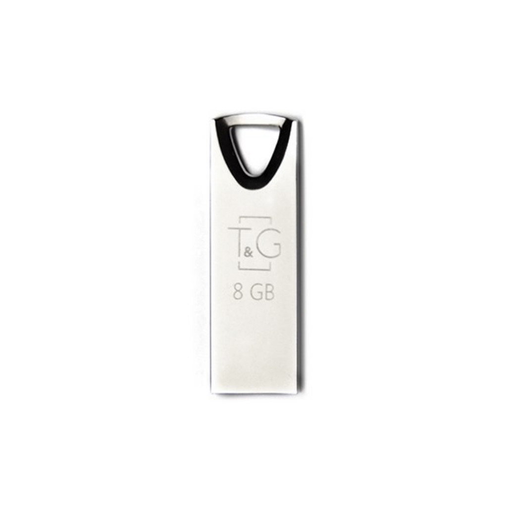 USB флеш накопичувач T&G 8GB 117 Metal Series Silver USB 2.0 (TG117SL-8G)