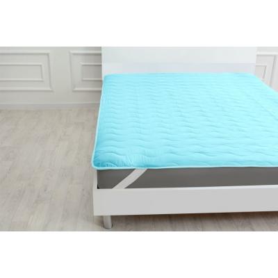 Наматрацник MirSon Eco Light №1719 Cotton Air-line на резинці по кутках Blue 70x140 см (2200002889582)