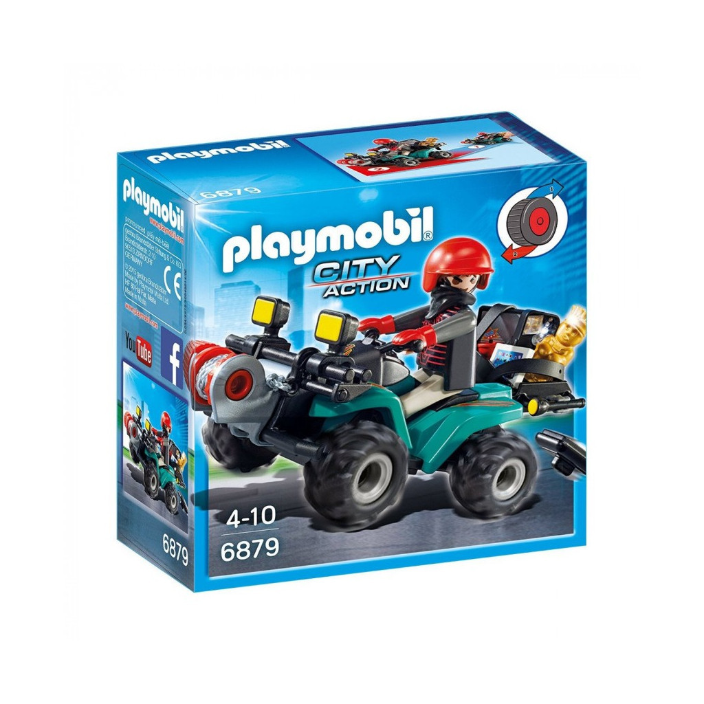 Конструктор Playmobil Грабіжник на квадроциклі (6079801)