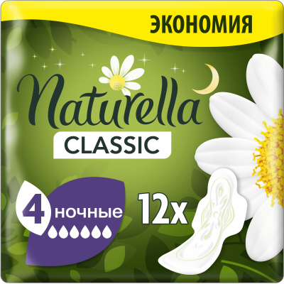 Гігієнічні прокладки Naturella Classic Night 12 шт. (8001841479385)