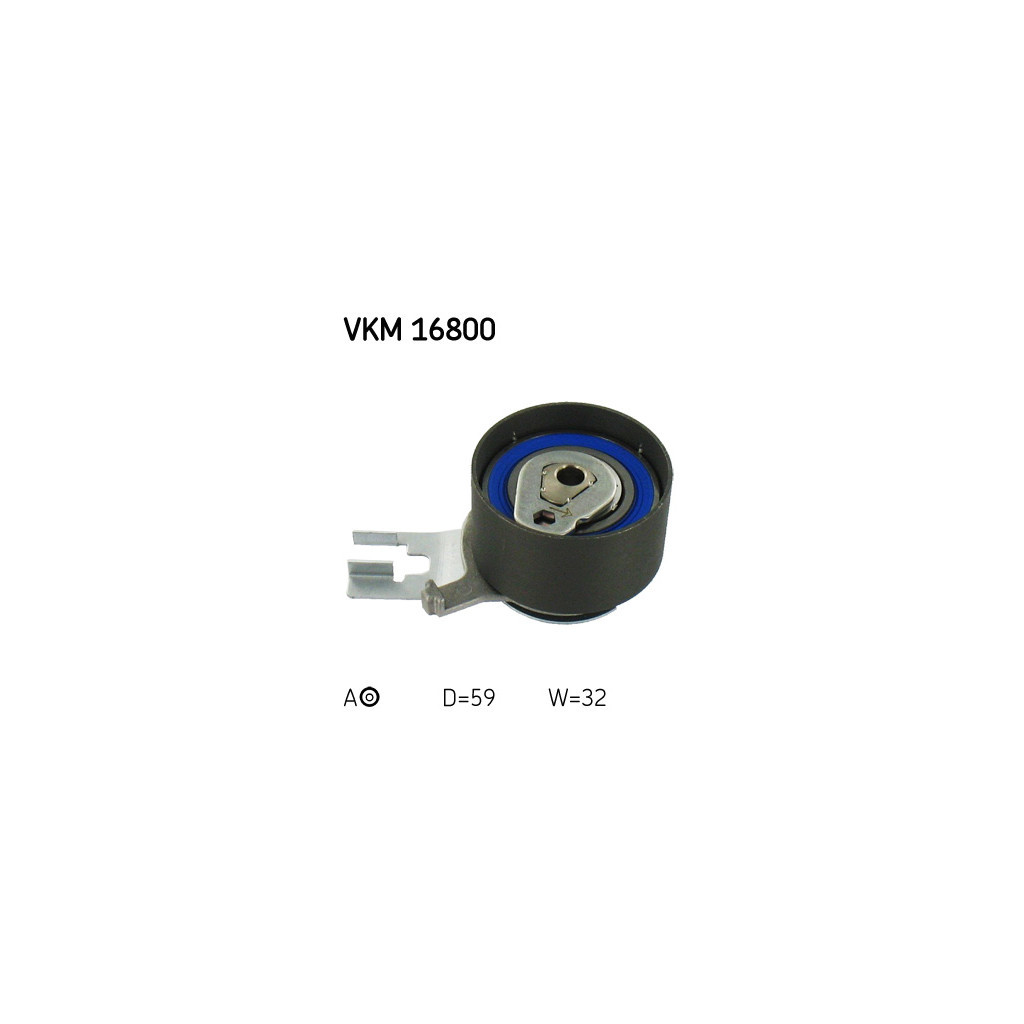 Ролик натягувача ременя SKF VKM 16800