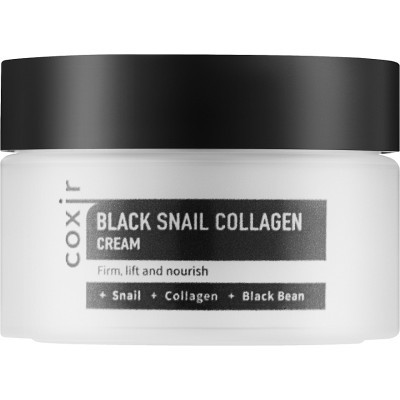 Крем для обличчя Coxir Black Snail Collagen Антивіковий поживний 30 мл (8809080826393)