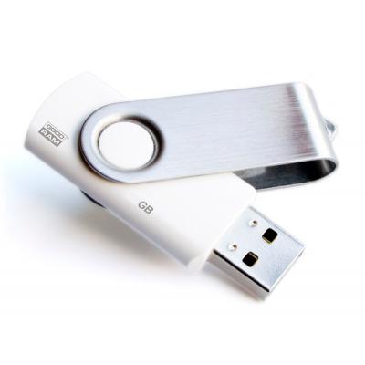 USB флеш накопичувач Goodram 4GB Twister White USB 2.0 (PD4GH2GRTSBW)