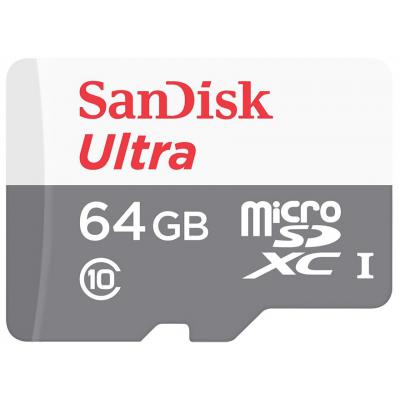 Карта пам'яті SanDisk 64GB microSDXC Class 10 UHS-I (SDSQUNB-064G-GN3MN)