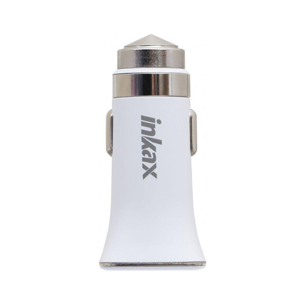 Зарядний пристрій Inkax CD-30 Car charger + Micro cable 1USB 3A White (F_72212)