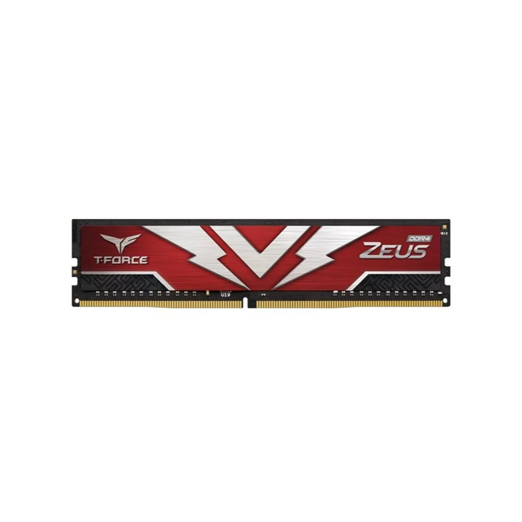 Модуль пам'яті для комп'ютера DDR4 8GB 2666 MHz T-Force Zeus Red Team (TTZD48G2666HC1901)