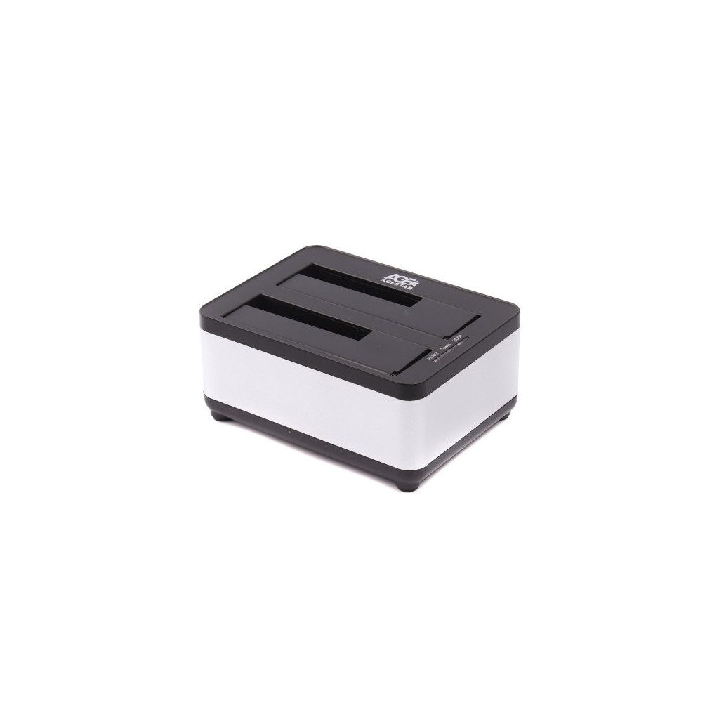 Док-станція AgeStar USB3.0 2-slot silver (3UBT8 (Silver))