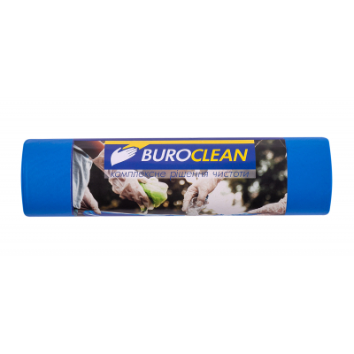 Пакети для сміття Buroclean EuroStandart міцні сині 240 л 5 шт. (4823078977953)