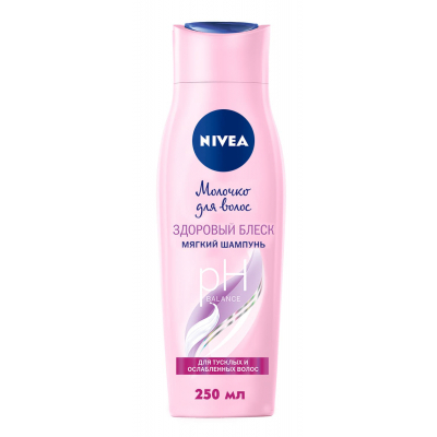 Шампунь Nivea Здоровий блиск з молочним протеїном 250 мл (4005900551122)