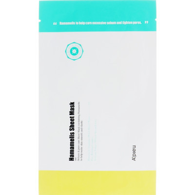 Маска для обличчя A'pieu Hamamelis Sheet Mask 21 г (8809581450868)