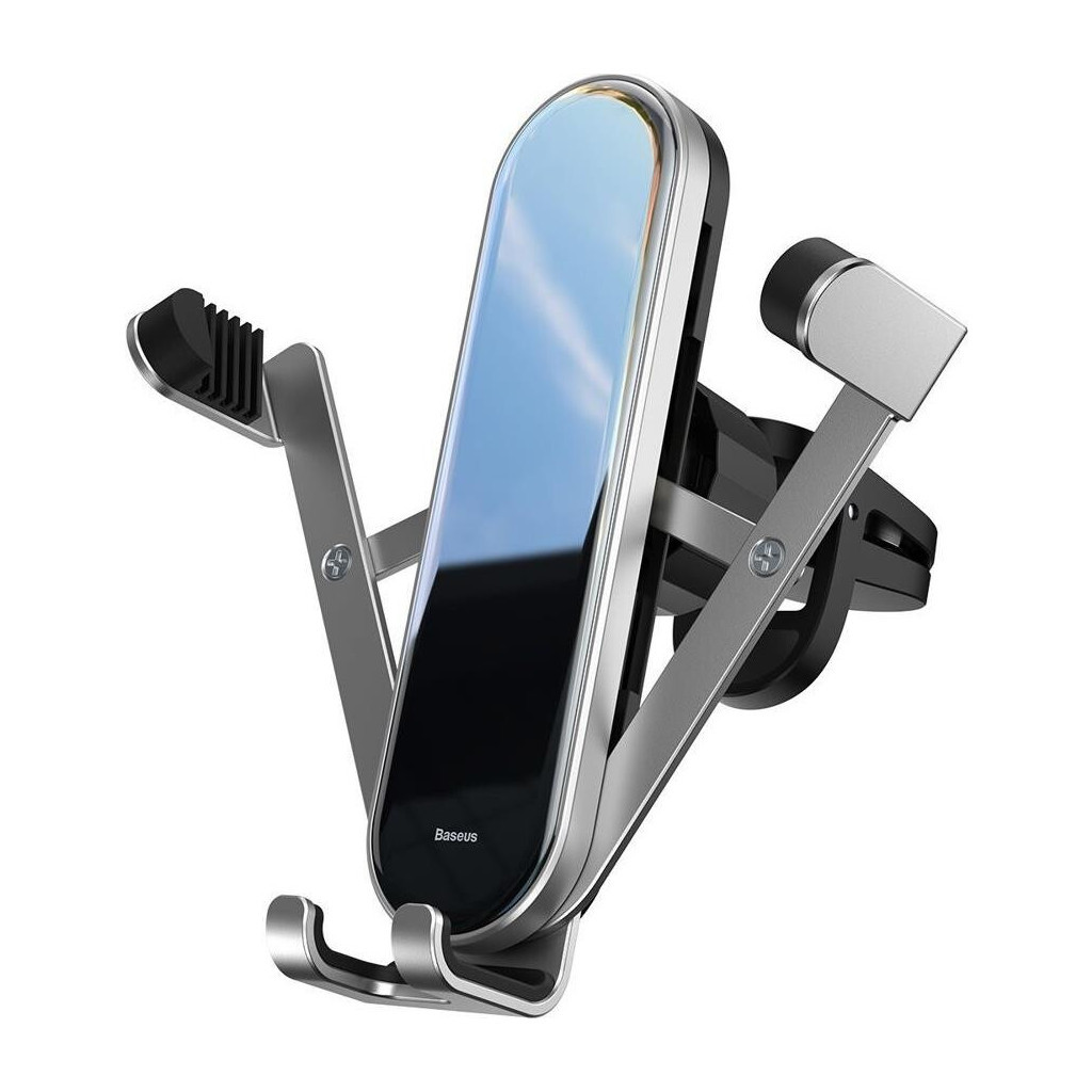 Універсальний автотримач Baseus Penguin gravity phone holder, silver (SUYL-QE0S)